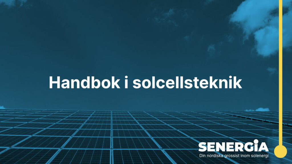 Handbokisolcellsteknik
